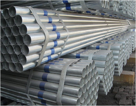 Hot galvanized pipes